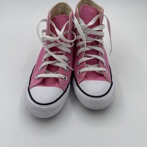 Converse Chuck Taylor All Star Pink High Top Shoes Unisex Sz M 4.5 W 6.5